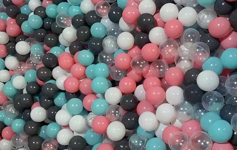Multi color BPA Free Crush Proof Plastic Soft Ocean Ball Pit Pool Ball Fun Toys For Toddlers And Kids
